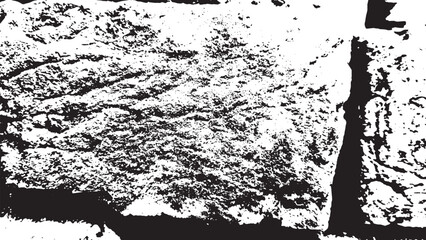 Fototapeta premium rusted brick black and white texture pattern