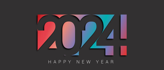 Happy new year 2024 design