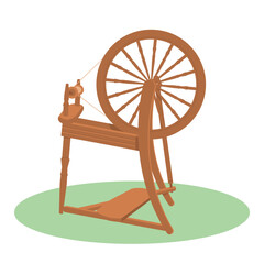 Spinning wheel design vector icon template illustration