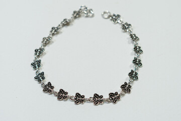 Beautiful luxury vintage handmade silver jewelry acessories, Craftsmanship silver product by silversmith

