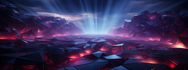 Abstract blue, mint and pink background with interlaced digital glitch and distortion effect. Futuristic cyberpunk design. Retro futurism, webpunk, rave 80s 90s cyberpunk aesthetic techno neon colors