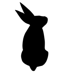 vector rabbit silhouette