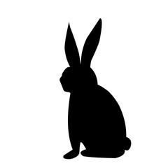 vector rabbit silhouette