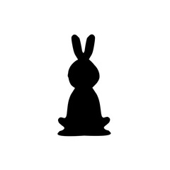vector rabbit silhouette