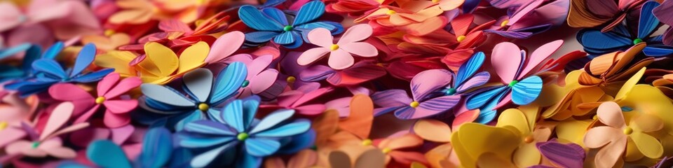 beautiful different flower petals