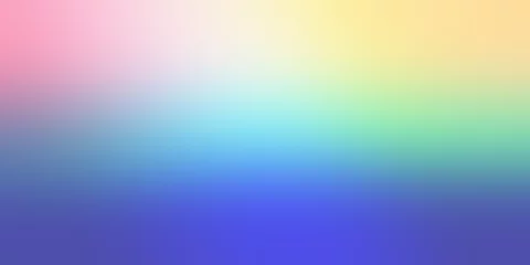 Muurstickers Tło gradientowe w jasnych kolorach. Pastelowa ilustracja do projektu, oryginalny wzór z miejscem na tekst © anettastar