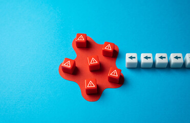 On the approach to a difficult challenge. Putting a halt to certain decisions. Slow down, deal with...