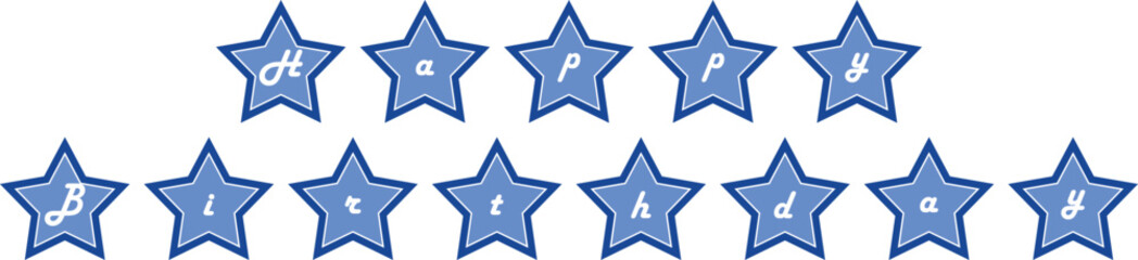 Happy Birthday Background - Editable Vector Illustration