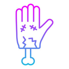 Scary Hand Icon