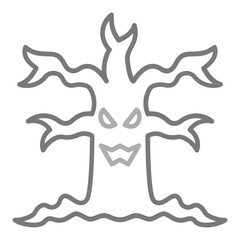 Scary Tree Icon