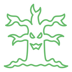 Scary Tree Icon