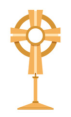 Monstrance for Eucharistic Adoration - modern simple style