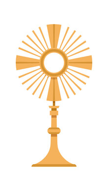 Monstrance for Eucharistic Adoration - simple minimalist style