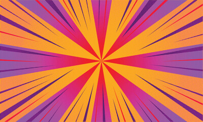 Abstract Comics Book Vintage Superhero Poster Background Vector