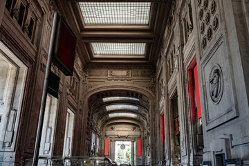 Obraz premium MIlano Centrale, Grand Central in Milan, Italy. Old and largest railway station in Europe.