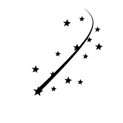 shooting star silhouette 