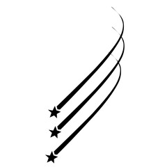 shooting star silhouette 