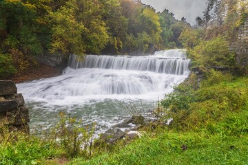 Seneca Mills Falls in Penn Yan, New York