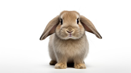 Sweet Rabbit on Isolated Background