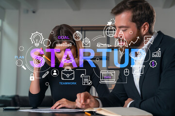Businesspeople in formal wear taking notes signing contract at office workplace. Concept of...