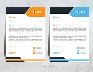 vector professional letterhead template design for your business |