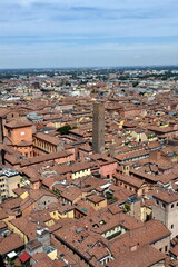 Fototapeta na wymiar Blick auf die Altstadt von Bologna