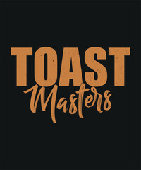 Toastmaster typography logo style design