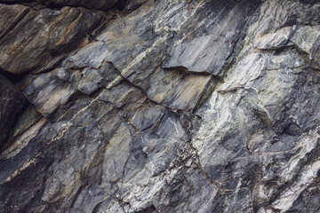 Stone wall cut, marble granite mining, stone minerals