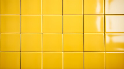 Pattern of Ceramic Tiles in yellow Colors. Top View