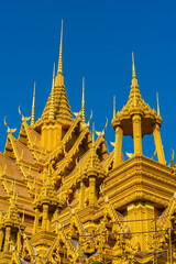 Fototapeta premium The beautiful Temple (Thai language:Wat Chan West) is a Buddhist temple (Thai language:Wat) It is a major tourist attraction Phitsanulok, Thailand.