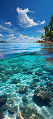 Fototapeta na wymiar Maldives seashore