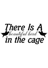 There is a beautiful bird in the cage 