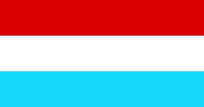 Luxembourg flag background, Western Europe