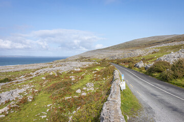 Ireland, Murroogh - September 29 2023 "Wild Atlantic Way scenic road - Crumlin Viewpoint"