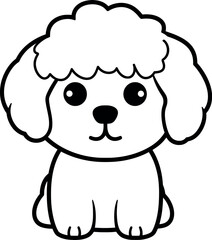 Bichon Frisé Dog coloring page