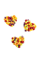 Colorful Sugared Chocolate Dragee. Sweet snack.