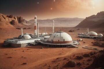 Space colony on Mars