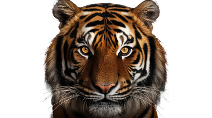 tiger on a transparent background