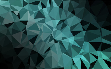 Naklejka premium Light BLUE vector abstract mosaic pattern.