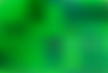 Light Green vector glossy bokeh pattern.