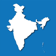 India map silhouette vector free download eps svg