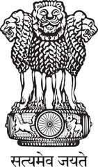 State Emblem of India vector download eps svg national emblem of the Republic of India