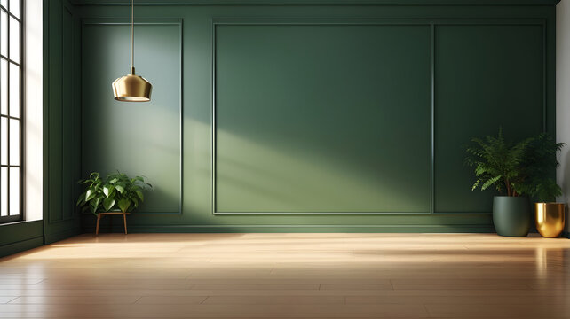 Textured Green Wall Space Inspiration photo