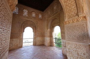 Patio de la Acequia, Generalife, Alhambra, Granada, España