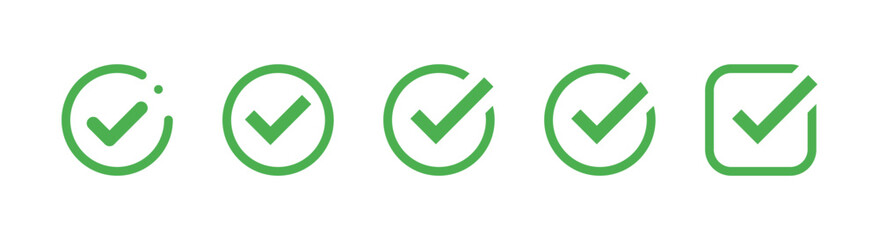 check box icon with correct, accept checkmark icons green tick box, check list circle frame - checkbox symbol sign. check mark box square frame © icons gate