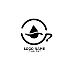 water drop design isolated on white background