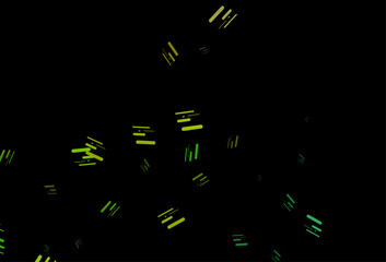 Dark blue, yellow vector layout with flat lines.