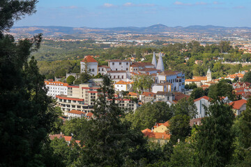 Fototapeta na wymiar palácio nacional de Sintra, Portugal.