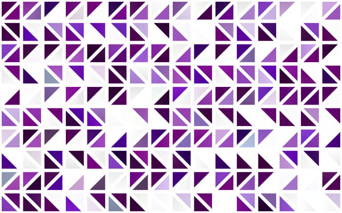 Light Purple vector seamless cover in polygonal style.