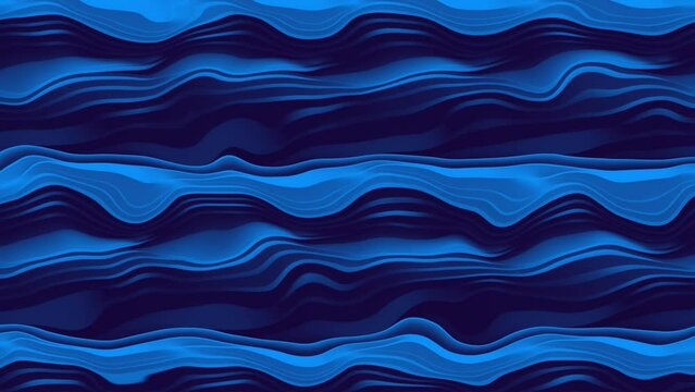 Abstract Background of Colorful Marble Liquid Waves - Beautiful 3D Liquid Art, Water Waves, Ripples, and Paint in 4K